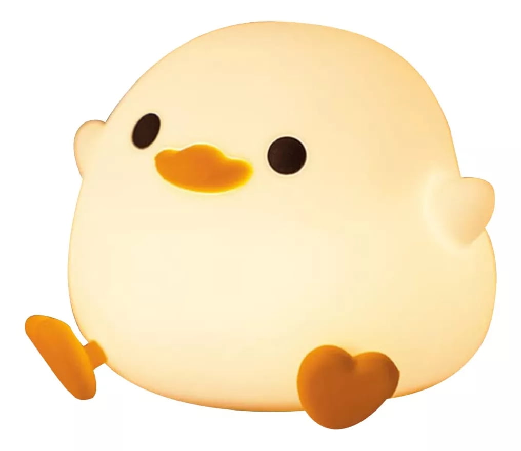 DoDo Duck Silicone Night Light, Bedside Lamp with USB Charging, Tap ...