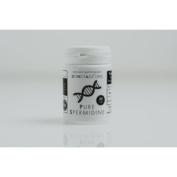 DoNotAge Pure Spermidine 30 Capsules - 8mg - Antioxidant, Vegan