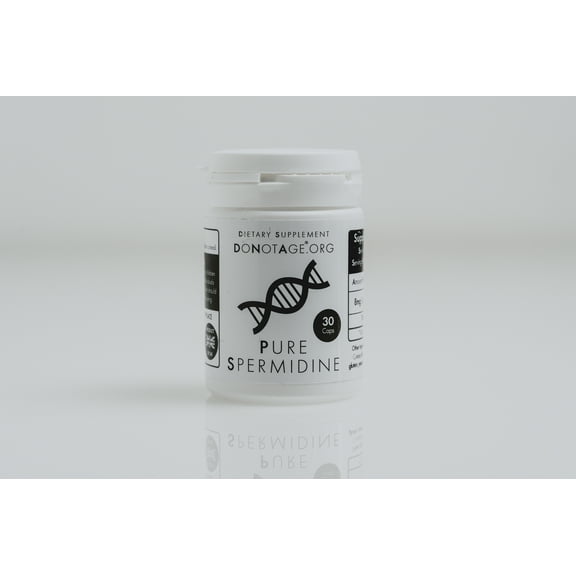 DoNotAge Pure Spermidine 30 Capsules - 8mg - Antioxidant, Vegan