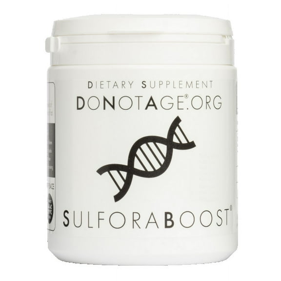 DoNotAge.org Pure Sulforaboost 366 capsules - 200mg - Antioxidant - Anti-Aging Supplement, Vegan