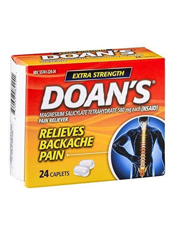 Extra Strength Pain Reliever Caplets 24 Each