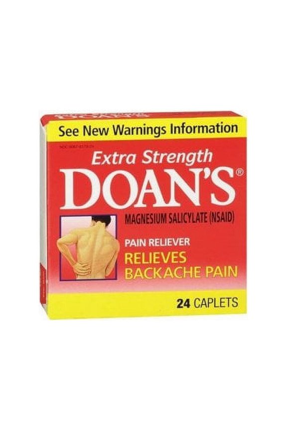 Doans Extra Strength Pain Reliever for Back Pain-24 ct. (Quantity of 5)