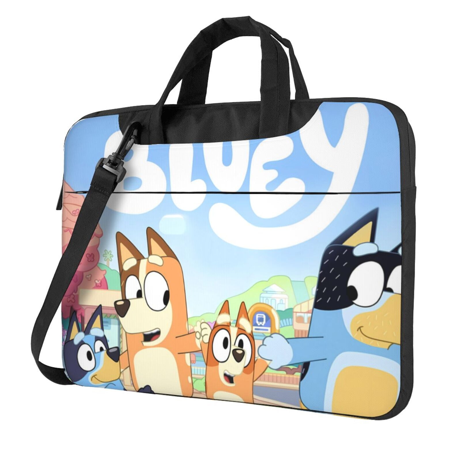 Doayai Bluey Print Laptop Bag,Messenger Shoulder Bag for Laptop or ...