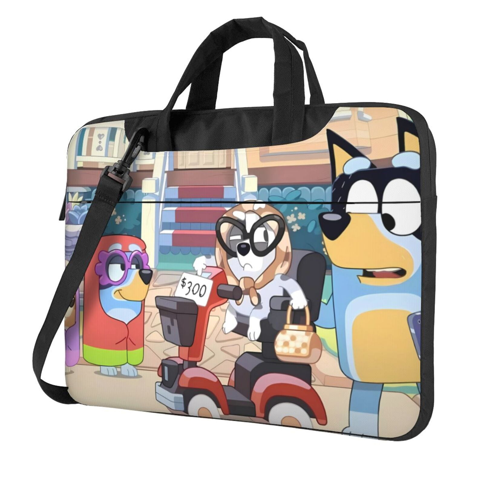 Doayai Bluey Print Laptop Bag,Messenger Shoulder Bag for Laptop or ...