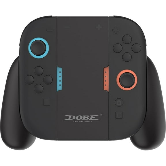 Dobe Charger Grip for N-Switch 2 Joy-Con Controller Comfort Gamepad Play While Charging, Portable Joy-Con Controller Charger with Indicators Cable