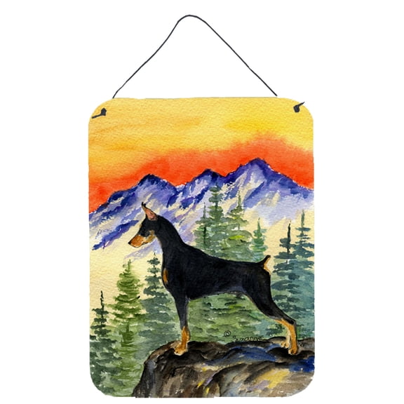 Doberman Aluminium Metal Wall or Door Hanging Prints