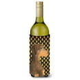 thumbnail image 1 of Doberman Candy Corn Halloween Portrait Wine Bottle Hugger, 1 of 1