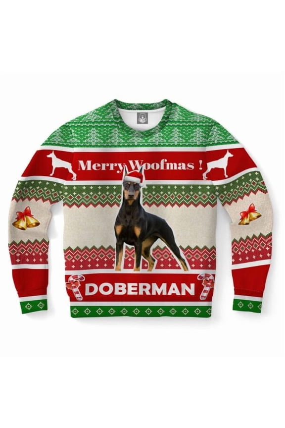 Doberman Dog Christmas Sweater, Christmas Sweater, Christmas Sweater, Funny Xmas Sweaters
