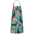 thumbnail image 1 of Doberman Dog Pattern with Pioneer Flower Apron-Garden Aprons for Women with Pockets-Cotton Linen Waterproof Kitchen Cooking Gardening Aprons Adjustable for Kitchen,Cooking,BBQ and Salon 33x27 Inch, 1 of 7