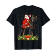 thumbnail image 1 of Doberman Dog Xmas Funny Santa Riding Doberman Christmas T-Shirt, 1 of 5