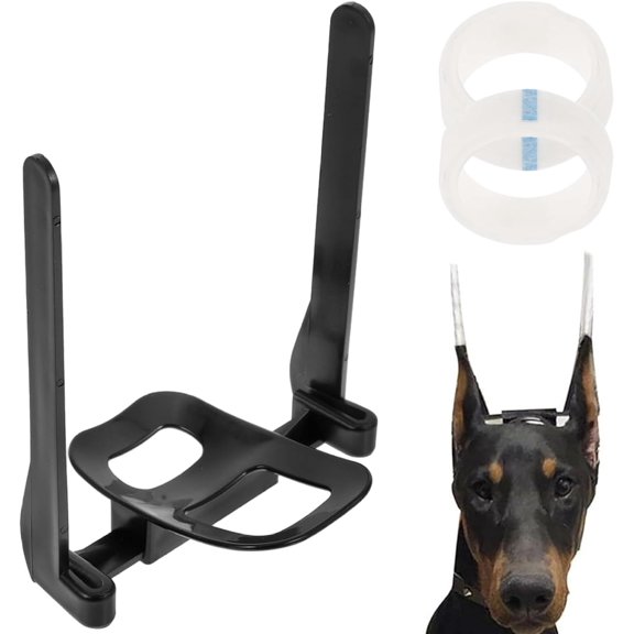Doberman Ear Posting Kit Adjustable Lightweight Crack Resistant Stand Up Support for Pet Ear Training at Hom