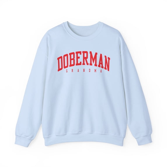 Doberman Grandma Sweatshirt Gifts Crew Neck Shirt Long Sleeve Unisex
