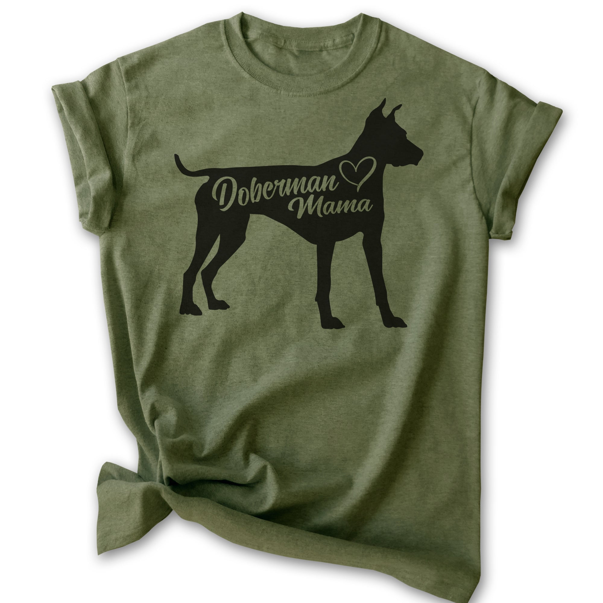 Fellow Friends Maglietta Donna 'Doberman Mum' In Cotone, Taglie S-XXL, Stampa Digitale