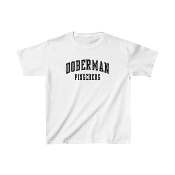 Doberman Pinscher Dog Kids Shirt Gifts Youth Tee Tshirt