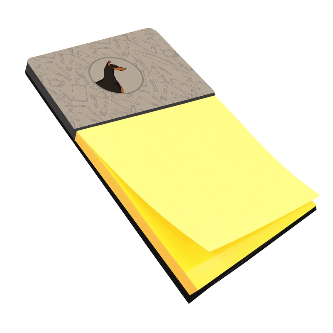 Note Pincher Doberman Pinscher In the Kitchen Sticky Note Holder - Walmart.com