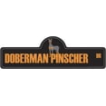 thumbnail image 1 of Doberman Pinscher Street Sign | Indoor/Outdoor | Dog Lover Funny Home Décor for Garages, Living Rooms, Bedroom, Offices | SignMission personalized gift | 36" Wide, 1 of 5