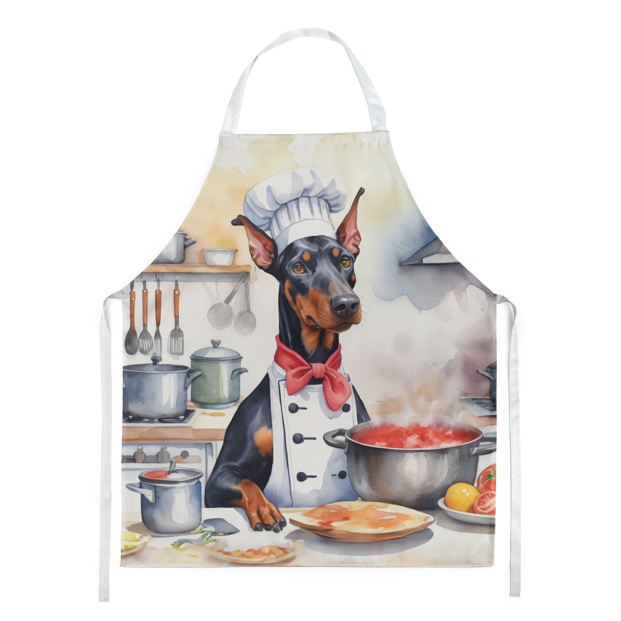 Doberman Pinscher The Chef Apron 27 in x 30 in