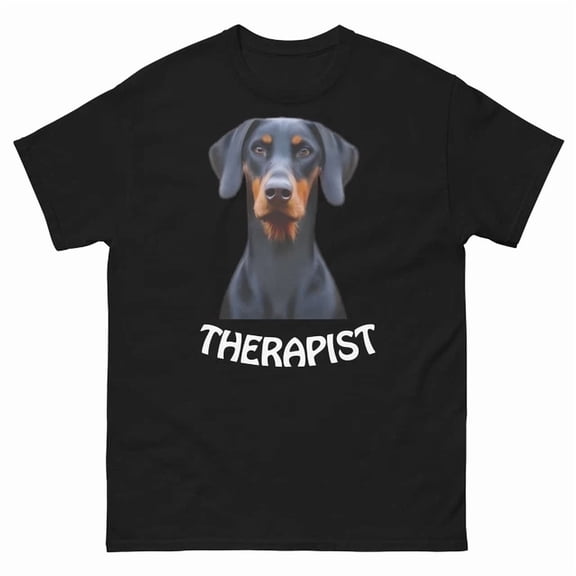 Doberman Pinscher Therapist Unisex S-5Xl T-Shirt