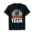 thumbnail image 1 of Doberman Team Pinscher Cute Dobermans Dog T-Shirt, 1 of 5