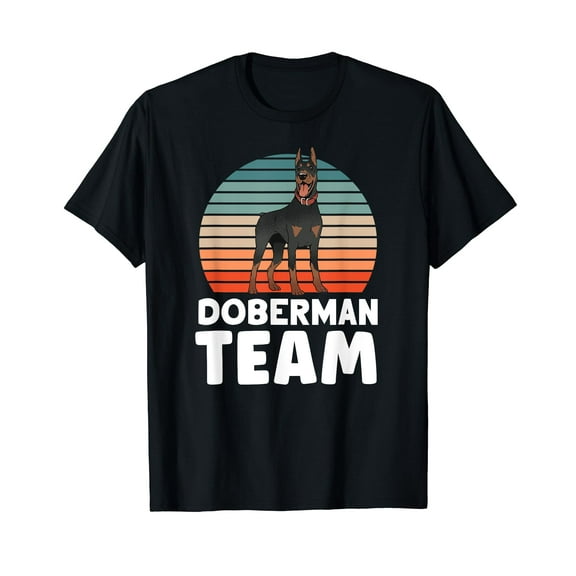 Doberman Team Pinscher Cute Dobermans Dog T-Shirt