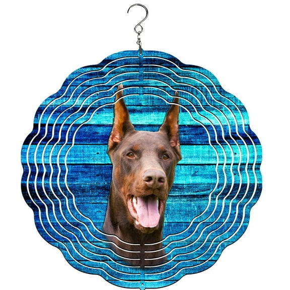 Doberman Wind Spinner