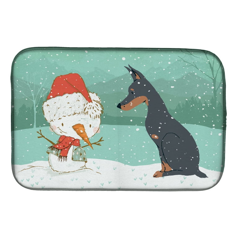 Holiday dish drying mat hotsell
