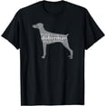 thumbnail image 1 of Doberman with a Docked Tail & Floppy Ears Word Cloud T-Shirt, 1 of 4