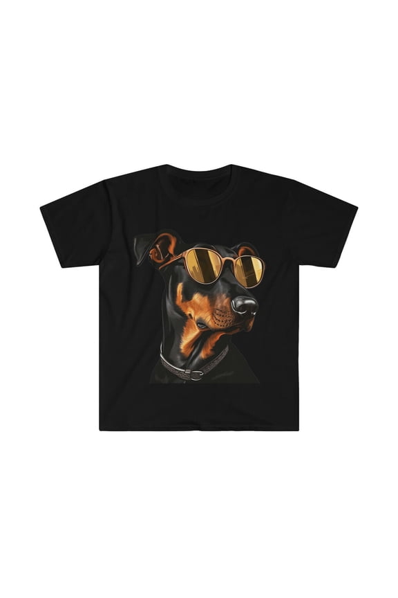 Dobermann Dog - Unisex Softstyle T-Shirt