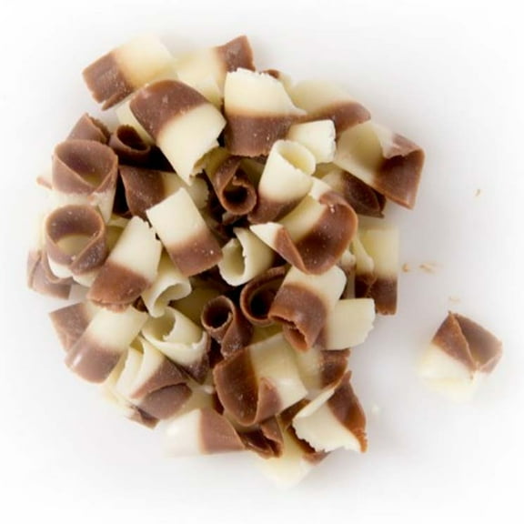 Dobla Milk/White Chocolate Curls 8 Ounce