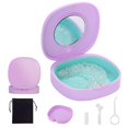 Doboli Retainer Case,Retainer Case with Vent Holes and Mirror
