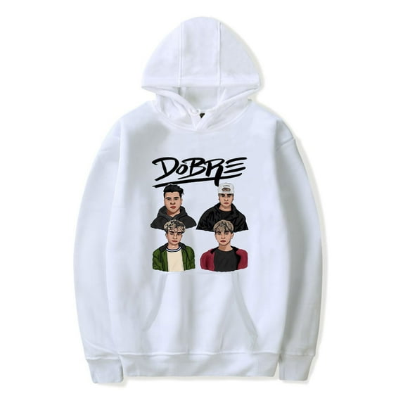 Dobre Brothers Merch Hoodie Boys Girls Fashion Hooded Sweatshirt Unisex Trend Pullover With Kangaroo Pocket
