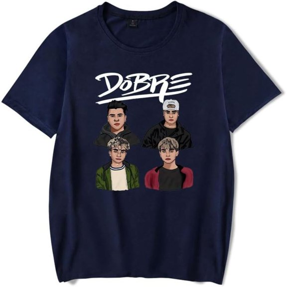 Dobre Brothers Merch Short Sleeve T-shirt Unisex Fashion Crew Neck Top