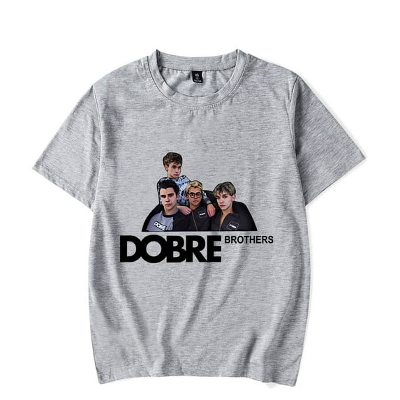 Dobre Brothers Merch T-Shirts Boys Girls Fashion Summer Tee Unisex Casual Short Sleeve Shirts