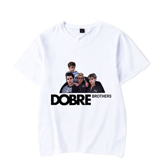 Dobre Brothers Merch T-Shirts Boys Girls Fashion Summer Tee Unisex Casual Short Sleeve Shirts
