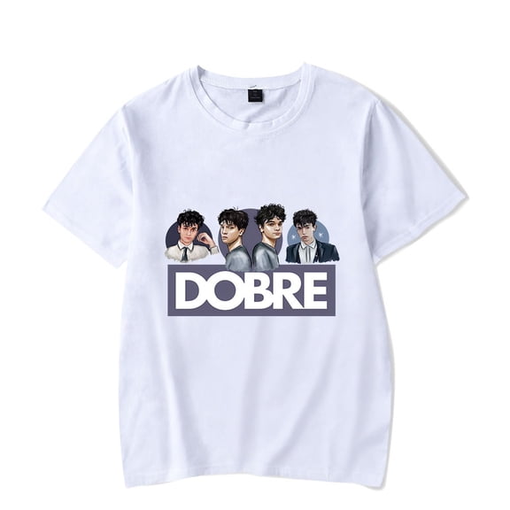 Dobre Brothers Merch T-Shirts Round-neck Unisex Harajuku Funny Printed Cool Short Sleeve Summer Shirt