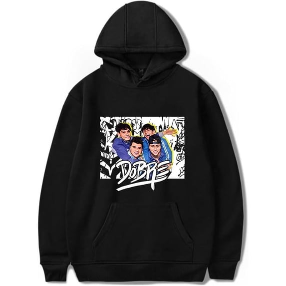 Dobre Brothers Merch! Unisex Hoodie with Pockets & Drawstring - Trendy Streetwear Top