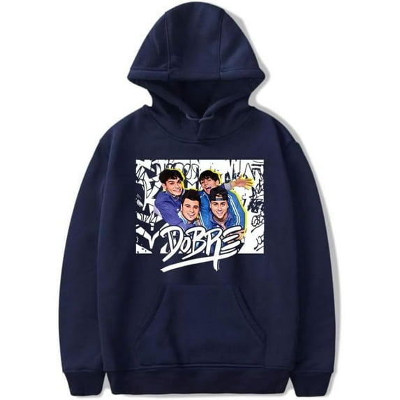 Dobre Brothers Merch! Unisex Hoodie with Pockets & Drawstring - Trendy Streetwear Top