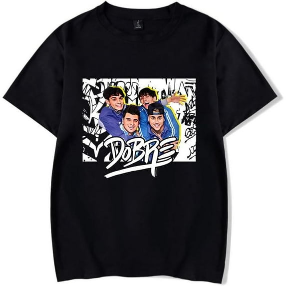 Dobre Brothers Short Sleeve T-shirt Merch Unisex Fashion Crew Neck Top