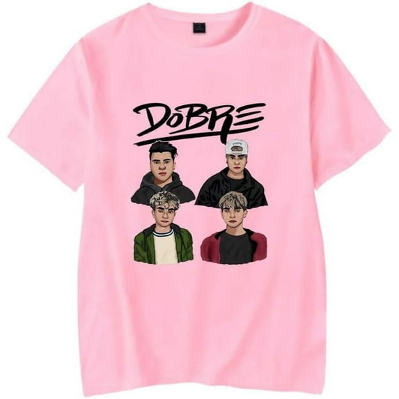 Dobre Brothers Unisex Short Sleeve Crew Neck T - shirt - Trendy Streetwear Fashion for Men & Women