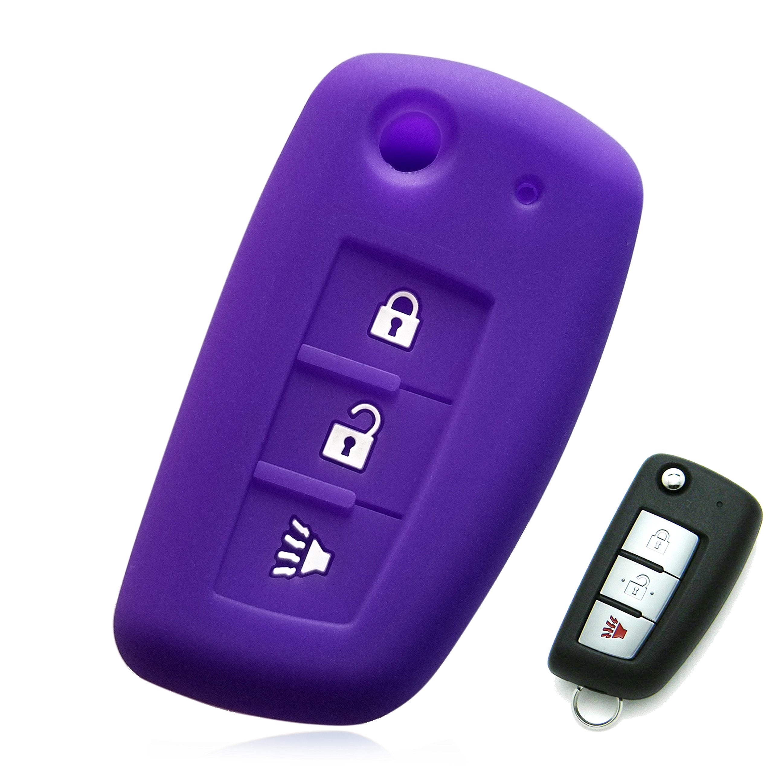 Dobrev 3 Button Silicone Case Protector Key Fob Cover Smart Car Remote ...
