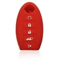 thumbnail image 1 of Dobrev 5 Buttons Silicone Case Protector Key Fob Smart Car Remote Holder for Nissan Altima Maxima Sedan Pathfinder (red), 1 of 5