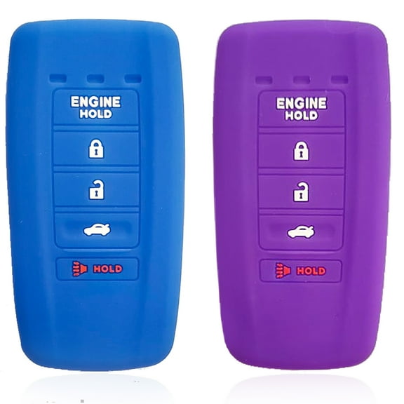 Dobrev Distribution 5 Button Silicone Cover Protector Keyless Entry Fob Case Skin for Acura 2016, 2017, 2018, 2019 MDX RDX TLX Rlx Ilx Key Engine Start