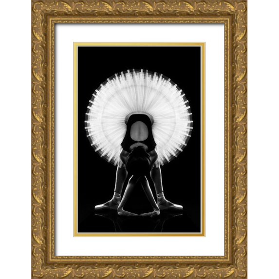 Dobrev, Milen 23x32 Gold Ornate Wood Framed with Double Matting Museum Art Print Titled - Untitled