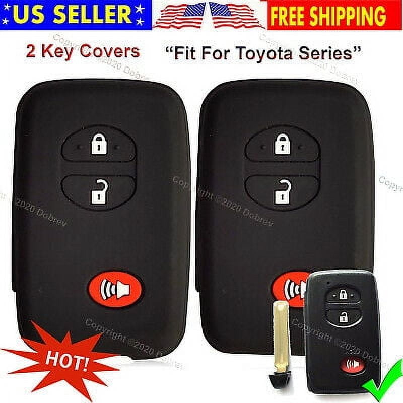 Dobrev Silicone 3 Button Case Cover Keyless Entry Skin Protector Fob ...
