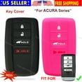 thumbnail image 1 of Dobrev Silicone 4 Button Case Cover Keyless Entry Protector Fob Skin Rubber Holder for Acura 2017 2018 2019 2020 Rdx Rlx ILX TLX MDX Key, 1 of 3