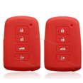thumbnail image 1 of Dobrev Silicone Rubber Cover Case Holder Protector Fob Skin Keyless Entry for Toyota Tacoma Land Cruise Prius V RAV4 3 2019 2020 Button Key, 1 of 1