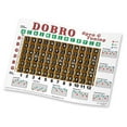 thumbnail image 1 of Dobro G Tuning Resonator Guitar Fretboard Note and Rolls Chart - 11x17, 1 of 1