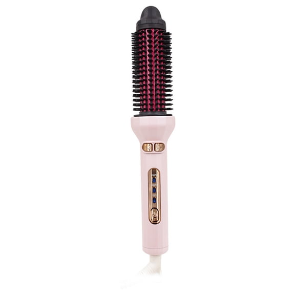 Dobrydom Clearance 2 in 1 Hair Dryer Brush Automatic Rotating Roller Hot Air Styler -Pink