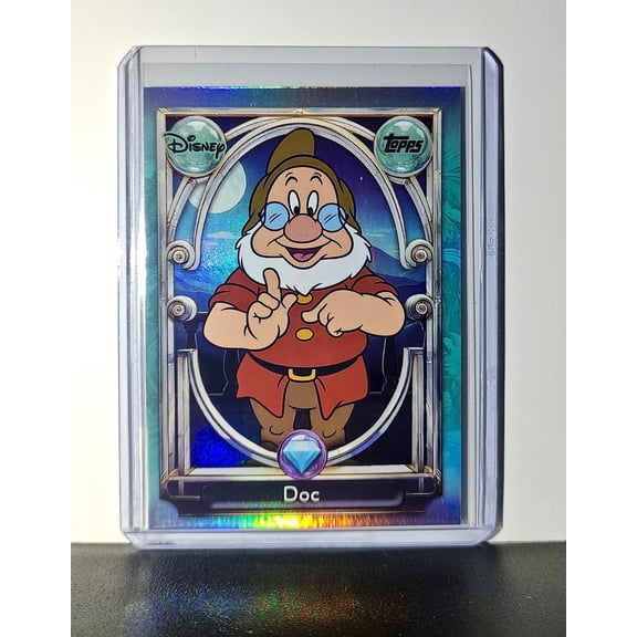 Doc 2025 Topps Disney Wonder #101 Diamond Card Snow White and the Seven Dwarfs