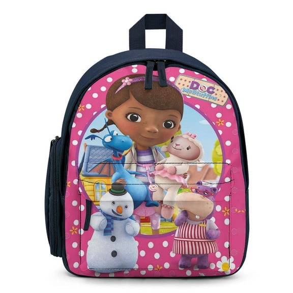 Doc Cute Mc-Stuffin Lightweight Backpack Small Shoulder Bags Bookbag Daypack Backpacks